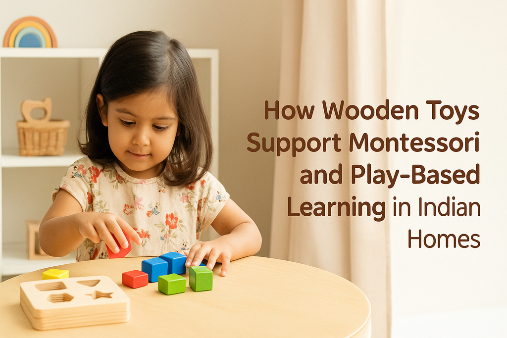How Wooden Toys Support Montessori and Play-Based Learning in Indian Homes