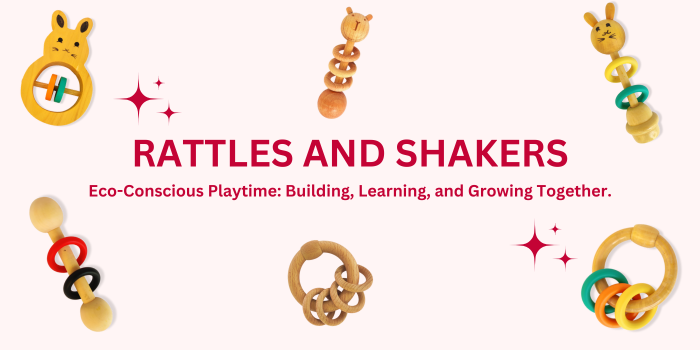 Engage Your Baby's Senses with Wooden Baby Rattles and Toys