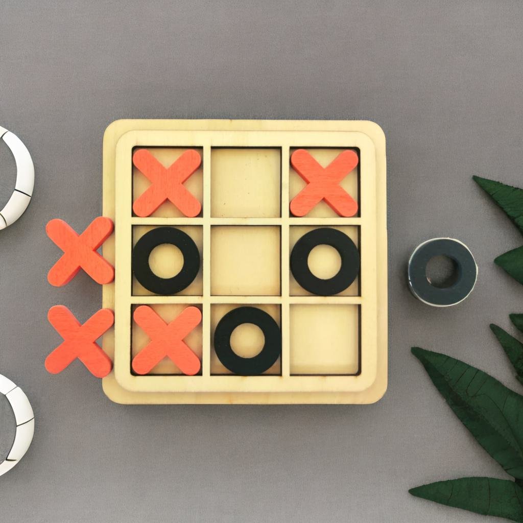 New Tic-tac-toe Board Game Cognitive Learning Strategy Games