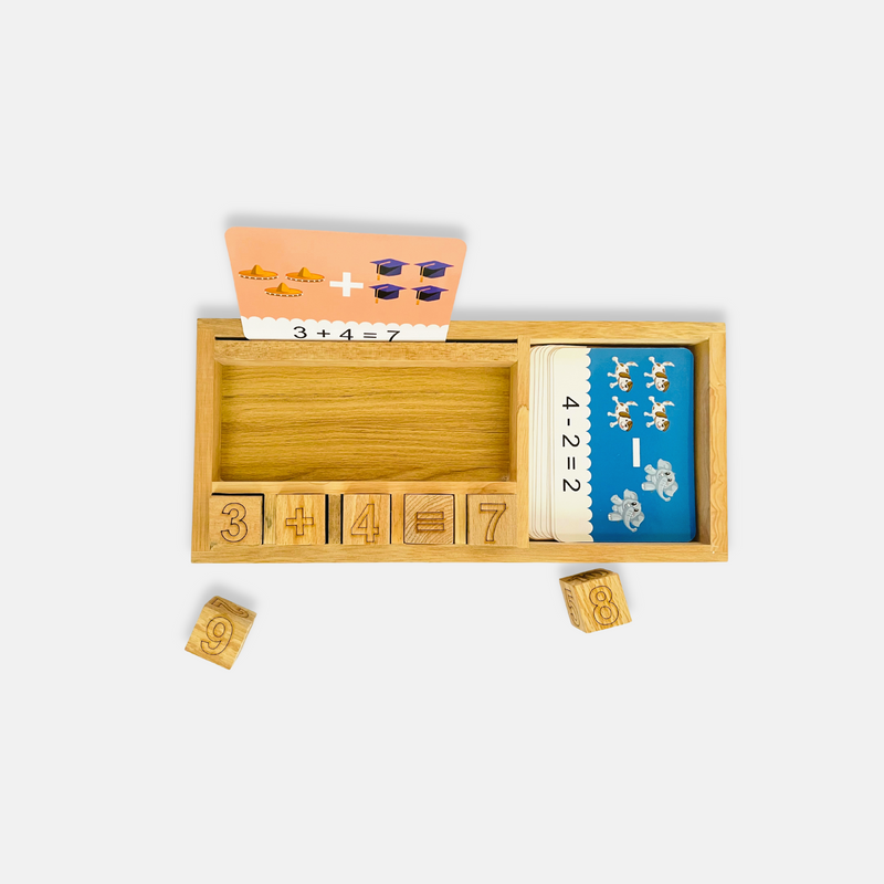 Erenjoy Wooden Math Master - 25 Word Cards