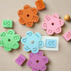 Wooden Three-Letter Words Learning Toy: Fun with Language Exploration