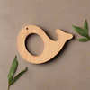 Organic Premium Beechwood Whale Teether