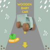 Aqua Wooden Cargo Truck