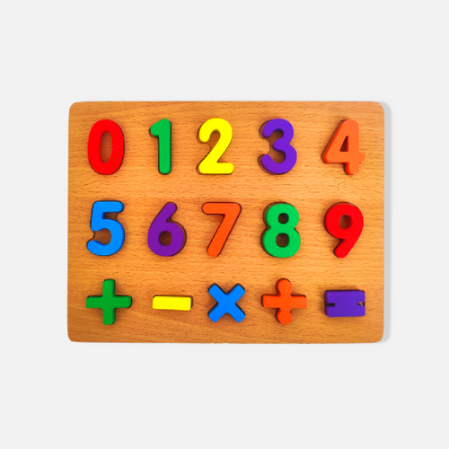 Wooden Number Board - Learn and Count