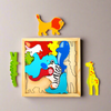 Erenjoy Wooden Wild Animal Puzzle tray