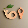 Neem Wood Teethers - Ice-cream Cone, Whale Shapes