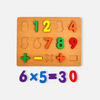 Erenjoy Wooden Number Board - Learn and Count