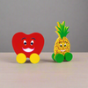 Wooden Pineapple and Apple Fruit Cars