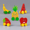 Premium Wooden Baby Gift Kit – 5 Fruit Car Set