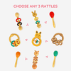 BYOB - Choose any 3 Rattles @ 699