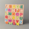 Wooden Alphabet Puzzle Board for Toddlers - Montessori Educational Toy