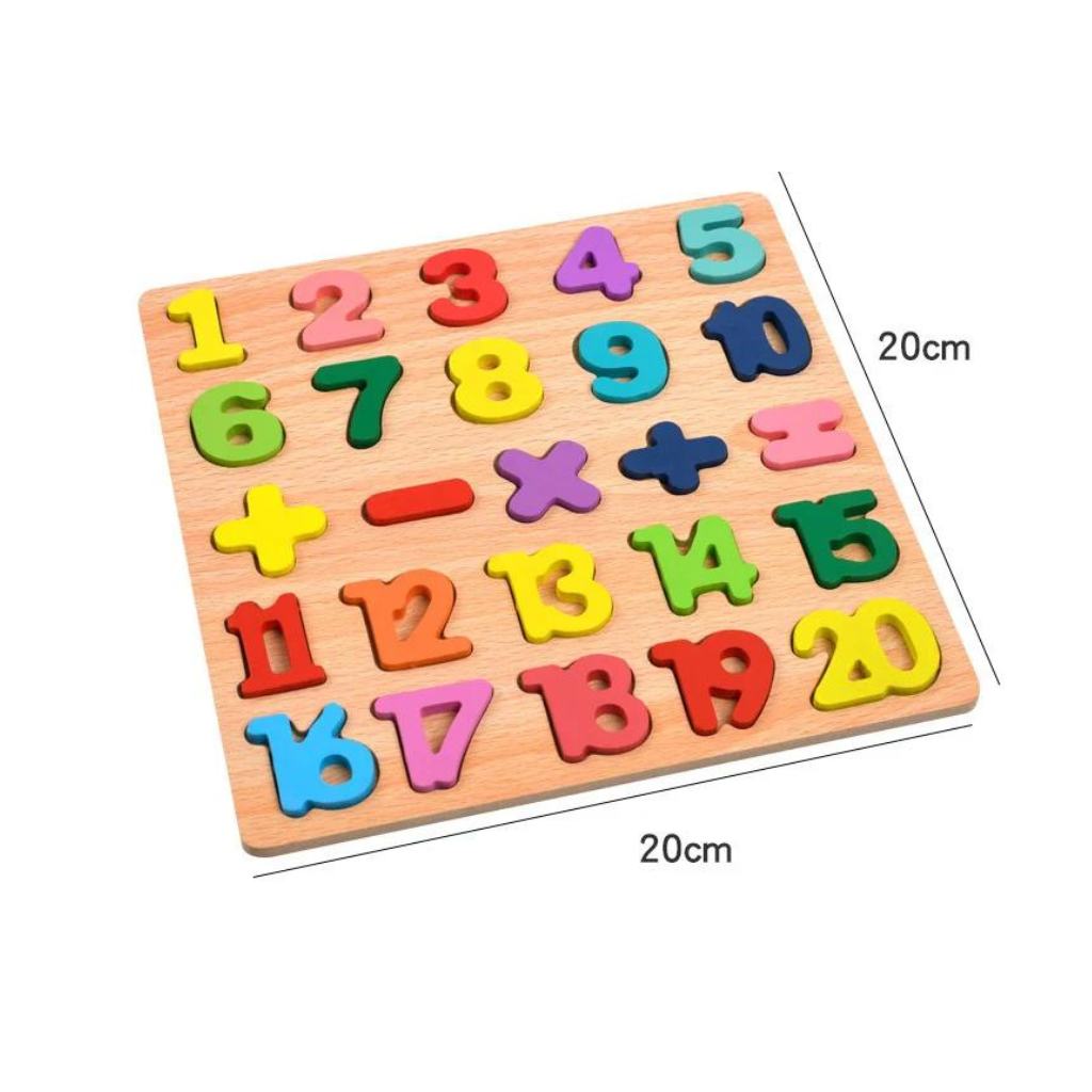 Puzzle Educativo In Legno Alfabeto ABC – 10 Pezzi Per Bambini 1-4 Anni, Multicolore - Foto 2
