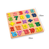 Wooden Alphabet, Number, and Shape Puzzles tray for Toddlers - 3 in one Gift Set