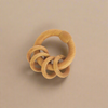 Natural Wooden Ring Rattle - 4 rings