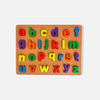 Wooden Montessori Alphabet Board - Small Letters Learning Blocks