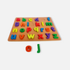 Wooden Montessori Alphabet Board - Small Letters Learning Blocks