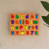 Wooden Montessori Alphabet Board - Small Letters Learning Blocks