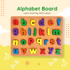 Wooden Montessori Alphabet Board - Small Letters Learning Blocks