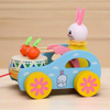 Bunny Drummer: Montessori Push-Pull Car Toy