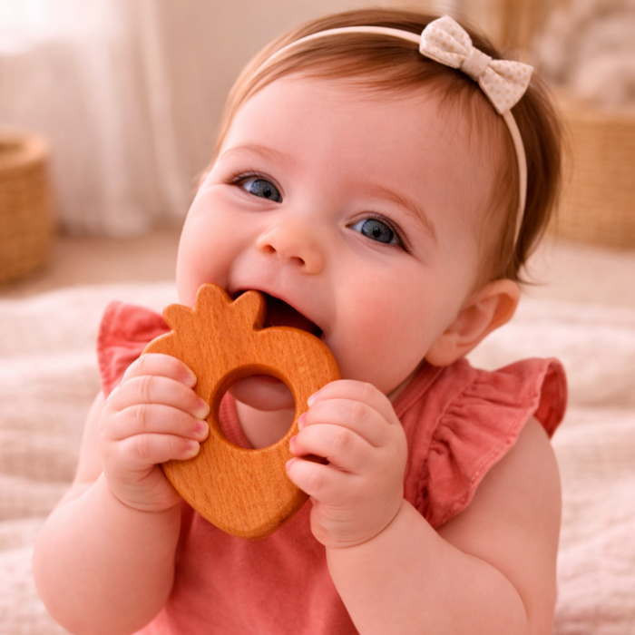 Sweet Relief for Sore Gums — The Strawberry Teether