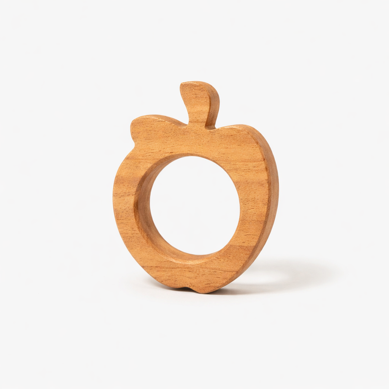 Apple Shape Neem Wood Teether