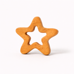 Star Shape Neem Wood Teether