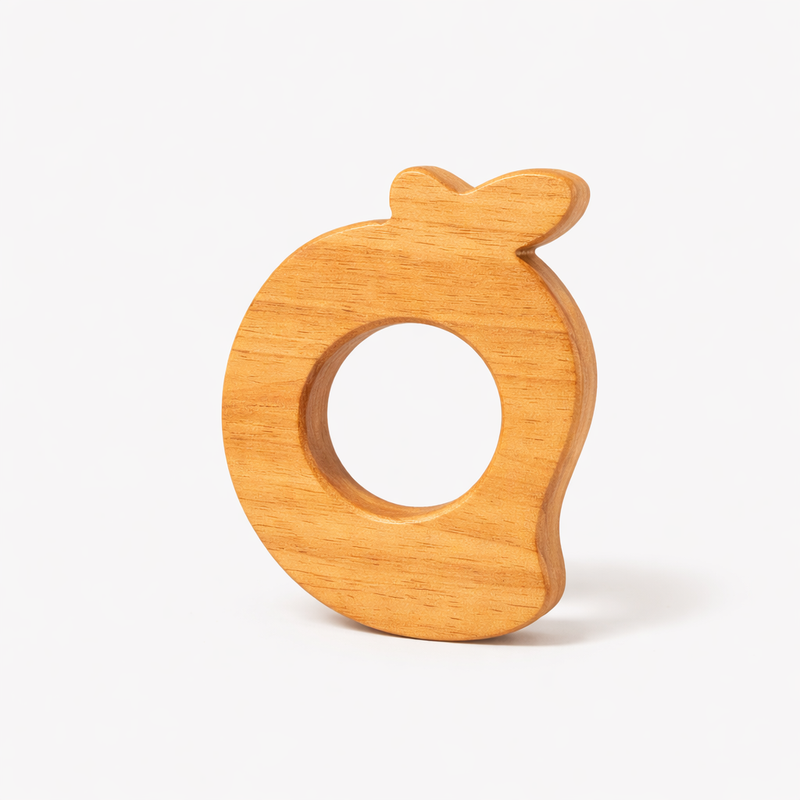 Mango Shape Neem Wood Teether