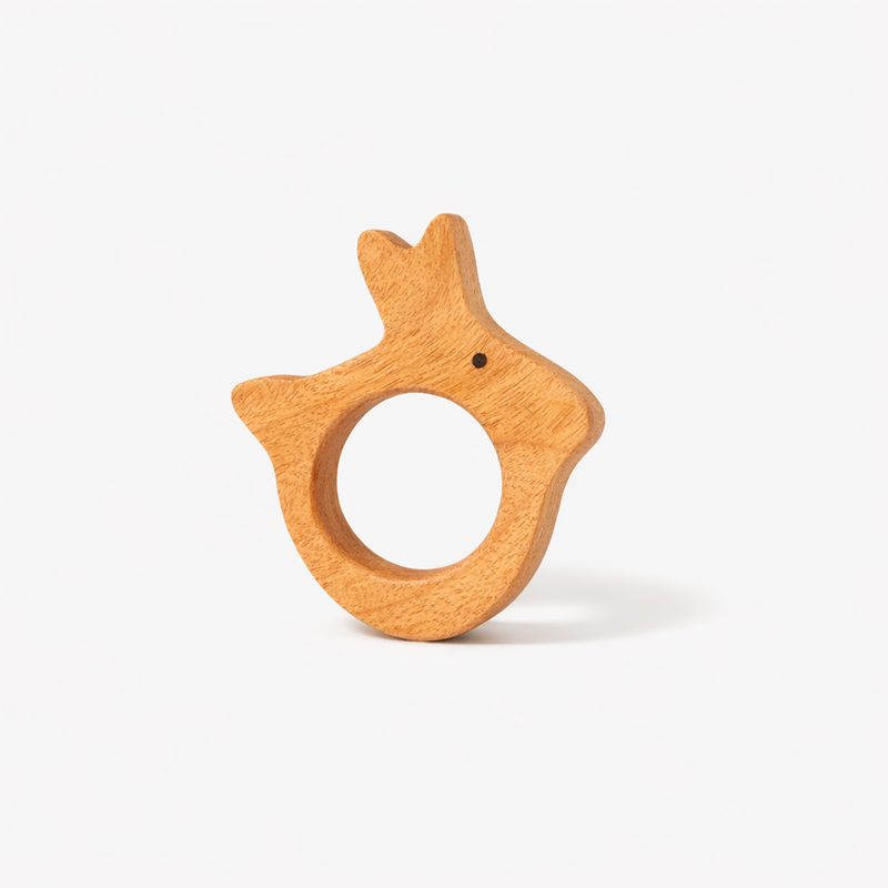 Rabbit Shape Neem Wood Teether