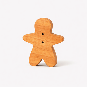 Man Shape Neem Wood Teether