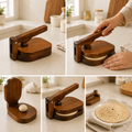 Wooden Roti & Poori Press – Perfectly Round Shape Every Time | Natural Wood, Chemical-Free
