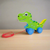 Dino Car with Alphabet Puzzle Blocks