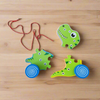 Dino Car with Alphabet Puzzle Blocks