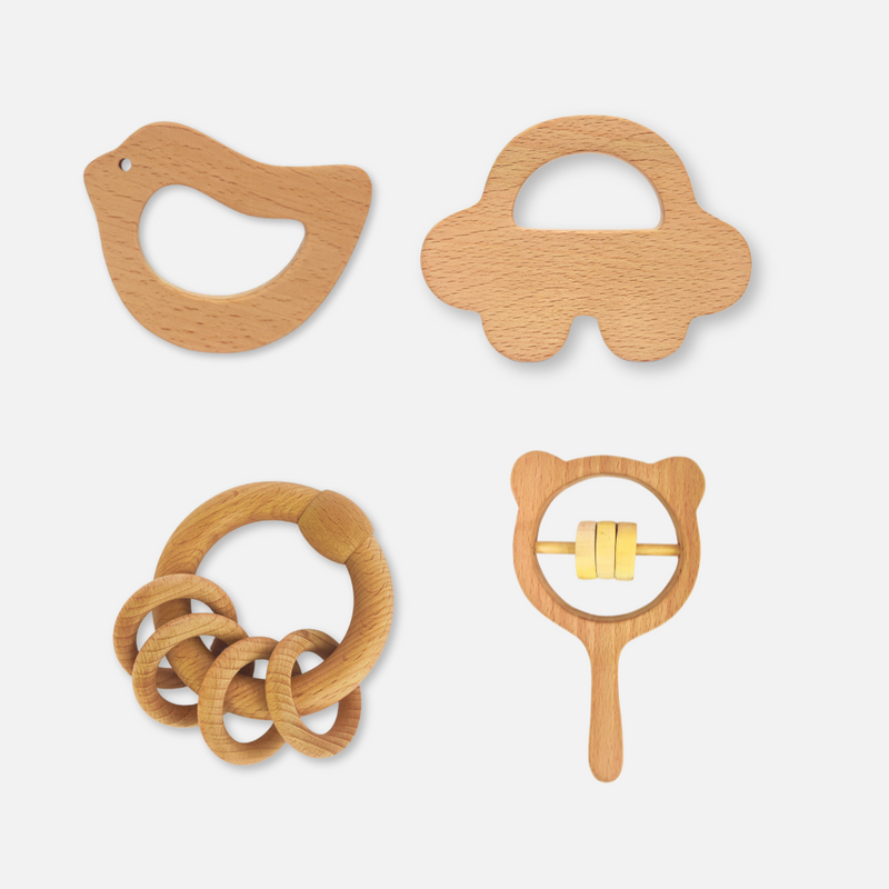 Newborn Premium Teethers and Rattles Giftset