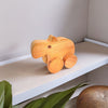 Erenjoy Neem Wood Fun Wheels Toy - Hippo Shaped