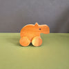 Erenjoy Neem Wood Fun Wheels Toy - Hippo Shaped