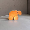 Erenjoy Neem Wood Fun Wheels Toy - Hippo Shaped