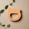 Bunny Head Shape Neem Wood Teether