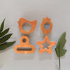 Erenjoy Neem Wood Teethers - Bird, Strawberry, Pacifier, Star Shapes