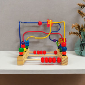 Erenjoy Wooden Beads Maze - Montessori Educational Toy for Babies