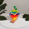 Erenjoy Wooden Montessori Stacking Clock