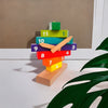 Erenjoy Wooden Montessori Stacking Clock