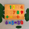 Erenjoy Wooden Number Board - Learn and Count