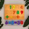 Erenjoy Wooden Number Board - Learn and Count