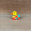 Friendly Duck Car - 3 Wooden Colorful Puzzle Blocks with Alphabet