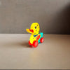 Friendly Duck Car - 3 Wooden Colorful Puzzle Blocks with Alphabet