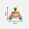 Frog Drummer - Montessori push and pull car