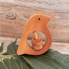 Erenjoy Neem Wood Rattle - Sparrow Shaped