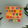 Wooden Montessori Number Board 1-20 - Counting Blocks with Arithmetic Operations