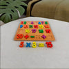 Wooden Montessori Number Board 1-20 - Counting Blocks with Arithmetic Operations