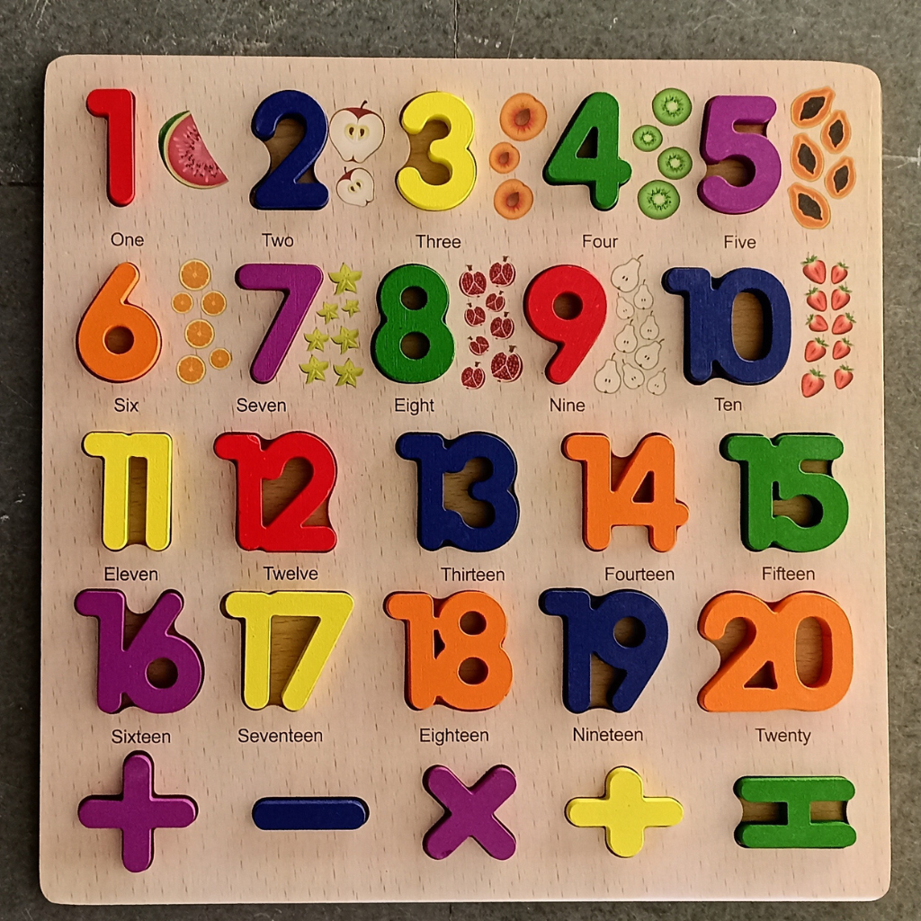 Montessori Magic: Number & Visuals Board – Erenjoy